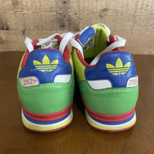 Vintage Style Adidas ZXZ Plus Sneaker Trainers Multi Colored Rainbow Men  sz. 4.5