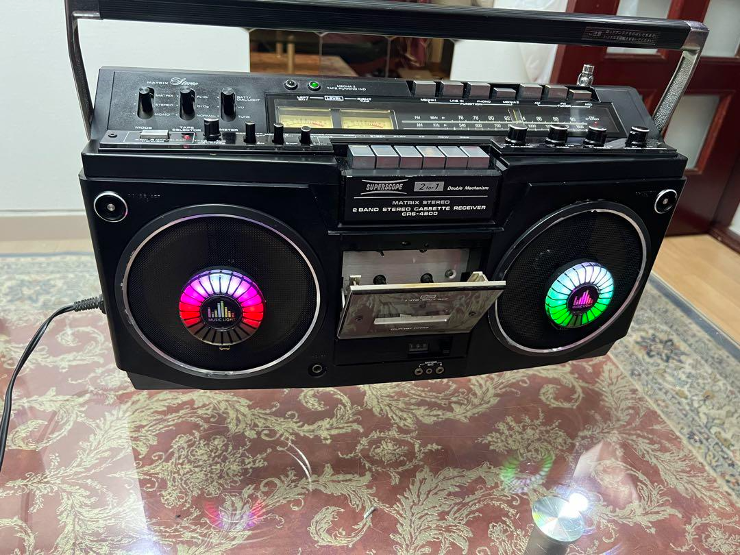 Marantz Superscope CRS-4800 Boombox Radio Cassette Player Working
