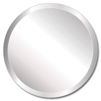 Pro Safe Glass Frameless 36'' Round Mirror