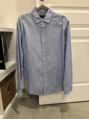 Chemise Mango Bleu Ciel Slim Fit M - Photo 1/3