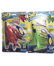 Ja-Ru Air Foam Tech Toy Plane It Loops  Dives Soft launch Sling Jet Mixed 2pcs