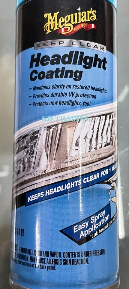 2-Pk ~ Meguiar's автомобиля фары покрытие УФ-защита легко спрей ~ последний в течение 1 года - Изображение 2 из 4