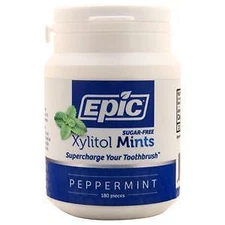 Epic Dental Xylitol Mints Peppermint 180 count
