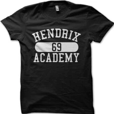 Hendrix Academy 1969 T Shirt as in Jimmy Hendrix printed t-shirt 9069