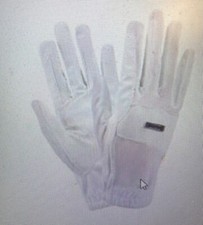 Fair Play Shira White Riding Gloves - European XL - US 8