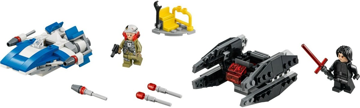 Lego Star Wars Micro Fighters 75196 A-Wing vs. TIE Silencer