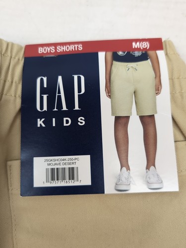 Gap Kids Boys Stretch Twill Shorts Size 8 Mojave Desert L5 - Picture 4 of 4