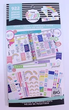 NEW The Happy Planner Sticker Sheet Book Calendar NEON LIGHTS 922 Pieces