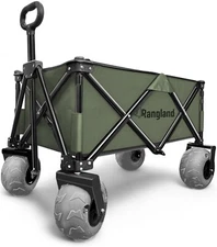 Rangland Collapsible Beach Wagon with All Terrain Sand Sand Tires