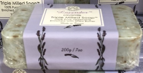 Trader Joe's Bisous de Provence LAVENDER Triple Milled Soap w/ Shea Butter 7oz - Picture 4 of 4