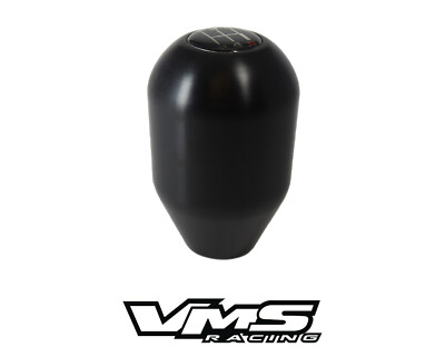 VMS RACING BLACK TEFLON DELRIN GEAR LEVER SHIFT KNOB FOR MITSUBISHI 5 SPEED