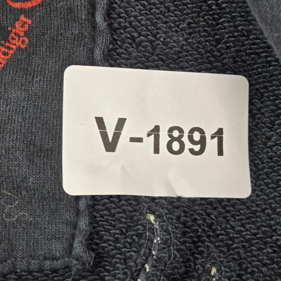 Ed Hardy Mujer Sudadera Grande Negra Sudadera con Capucha Calavera Floral Y2K Bolsillos con Cremallera Completa Foto 2 de 4