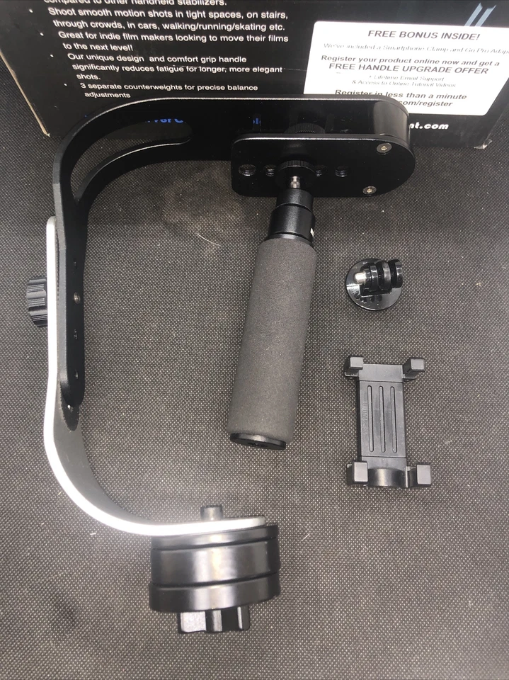 ROXANT PRO Video Camera Stabilizer Incl GoPro And Phone Mounts Camera Mount - Image 2 of 4