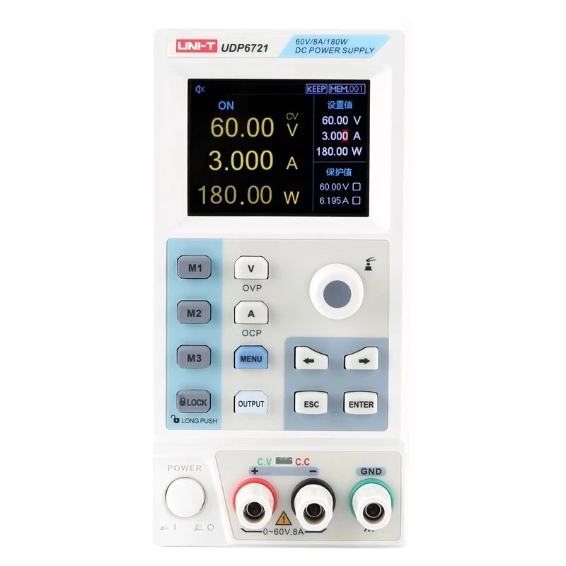 UNI-T Programmable DC Power Supply 60V/5A/8A Power ratio 3.0/SCPI/RS232/Software - Image 3 of 4