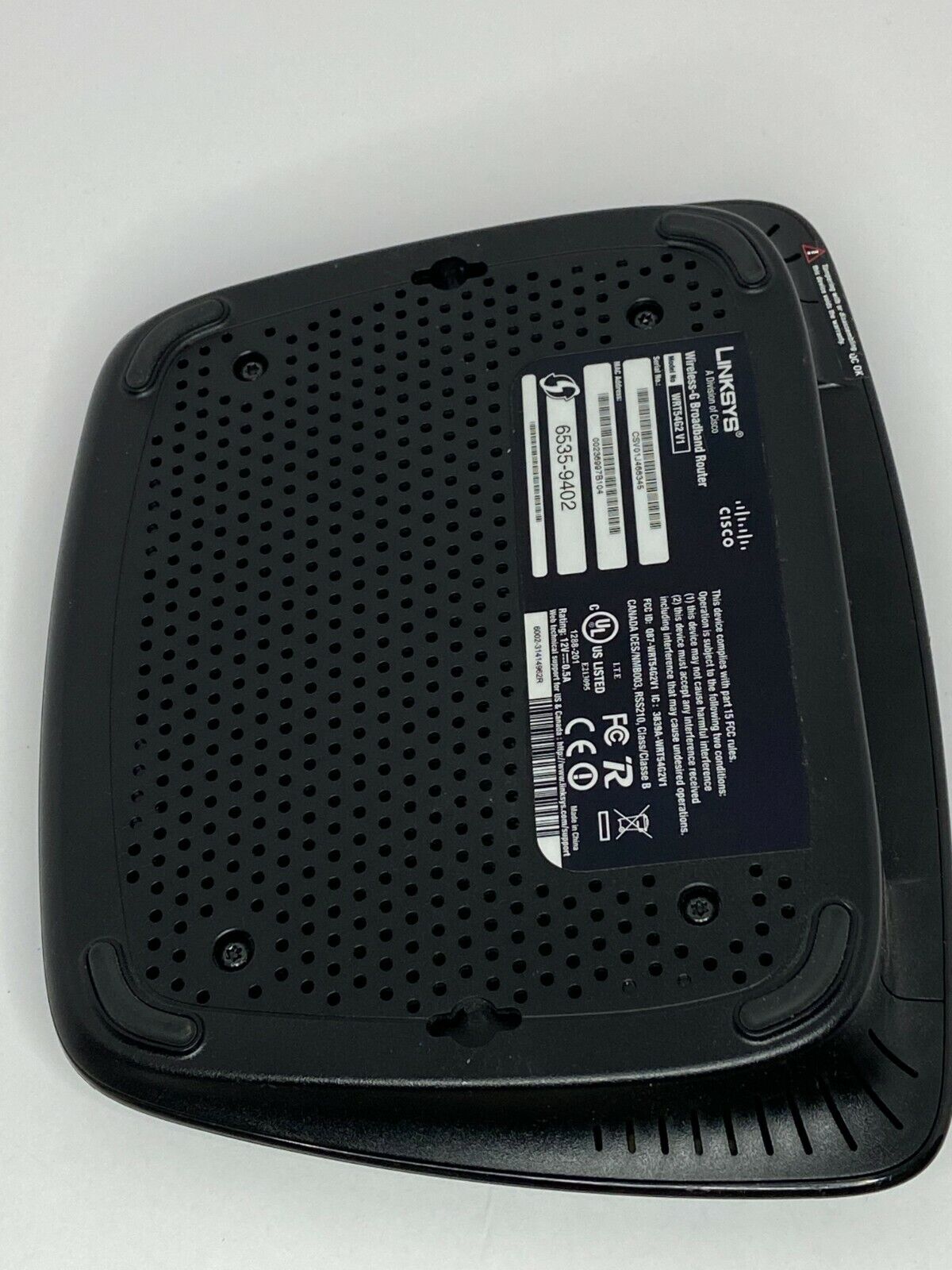 give En trofast klip 🍊 Cisco Linksys WRT54G2 V1 Wireless G Broadband Router (No power supply)  G3 | eBay