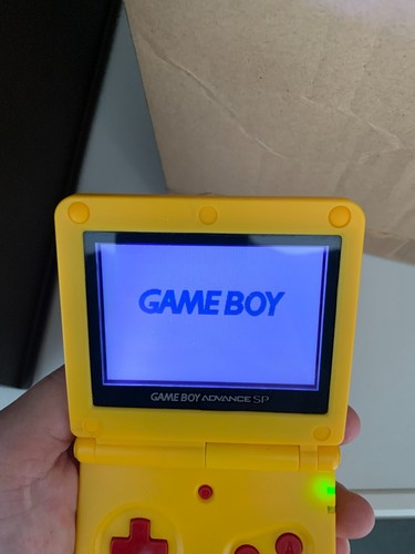 NEW Nintendo Game Boy Advance GBA SP Custom Pikachu Yellow System AGS 001 - Picture 9 of 11