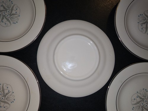Set of 11 Homer Laughlin Celeste Plates = 6 Dinner & 5 Bread and Butter Plates - Picture 10 of 10