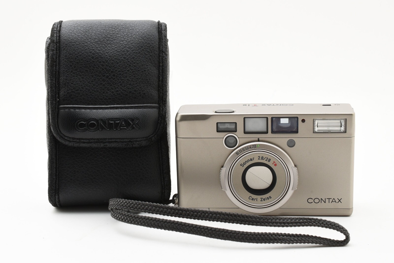 Near Mint Contax Tix 28mm f2.8 Zeiss Point & Shoot Film Camera Japan