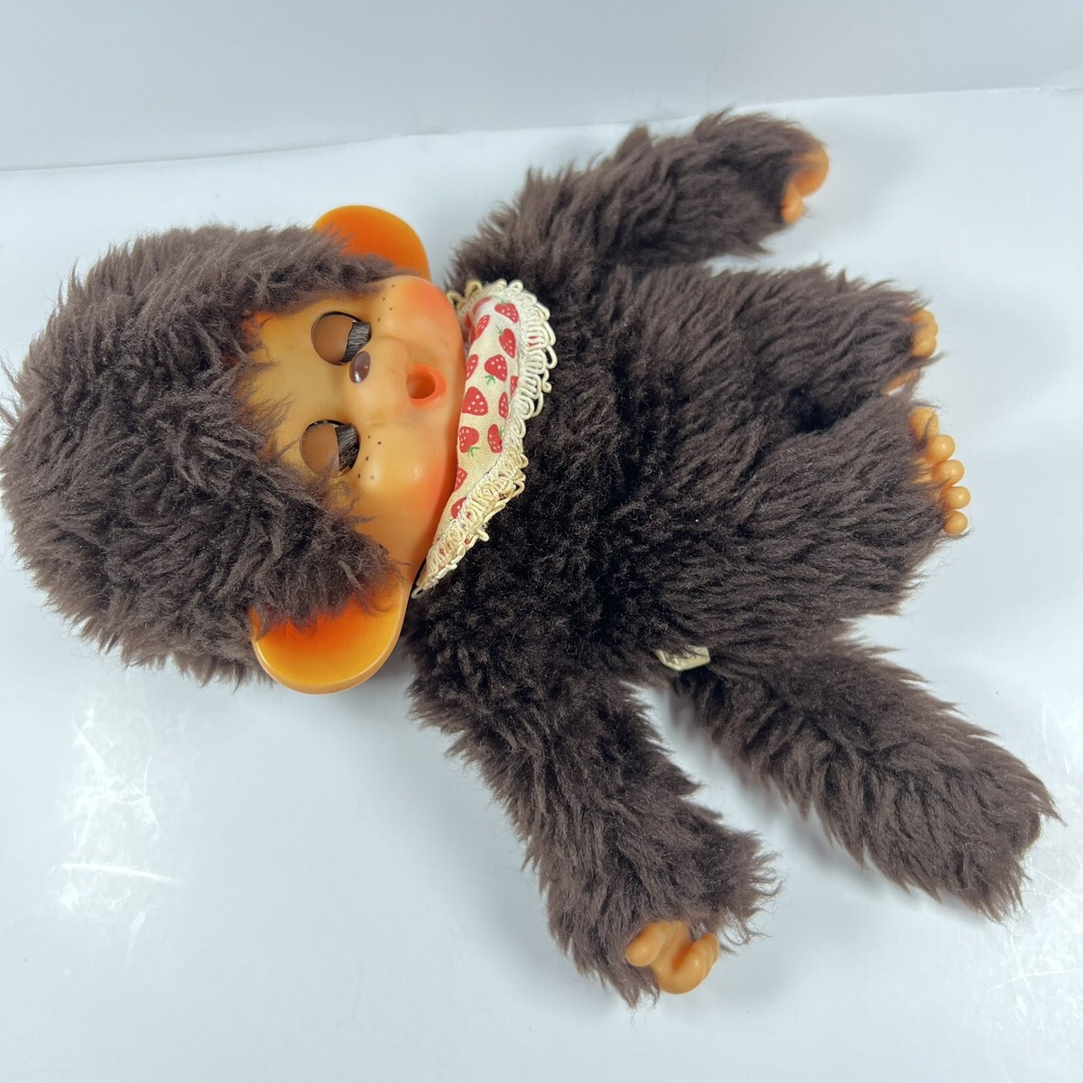 Toho Monchhichi Female Sleep Eyes Japan Vintage Monkey Doll 18 cm
