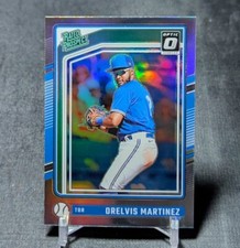 Orelvis Martinez Silver Prizm Optic Rated Prospect 2024 Donruss Card 180 Toronto