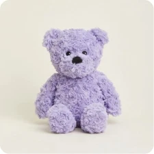 Warmies Cozy Plush - Purple Curly Bear Large Therapy Microwavable Heatable Toy