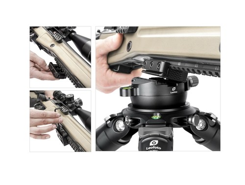 【Leofoto USA】Leofoto YB-100SK Leveling Base w/ Handle for 100mm Bowl - Picture 10 of 11