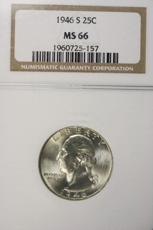 1946-S NGC MS66 Washington Quarter!! #E1053