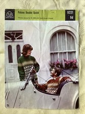 P&B Wools vintage knitting pattern 9221. Scandinavian sweater 36-44" ORIGINAL.