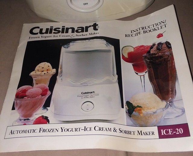 Cuisinart Ice 20 Manual