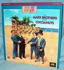 LD laserdisc MARX BROTHERS The Cocoanuts '29