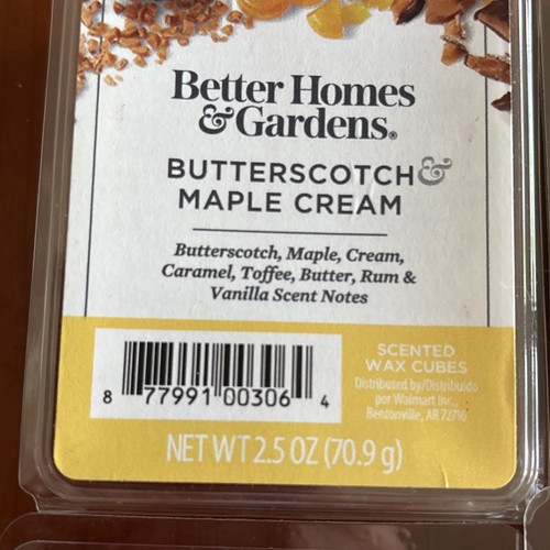 LOT OF 6 - Better Homes & Gardens ASSORTED SCENTS WAX CUBES MELT - 2.5 Oz NEW - Picture 5 of 8