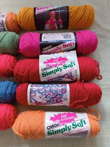 15 Skeins Caron Simply Soft Yarn 3 oz Mixed Colors 4 ply Worsted Weight NOS image 4