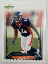 2006 Score - Todd Devoe #297 (RC) Broncos
