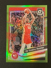 De'Andre Hunter 2023-24 Panini Donruss Optic Lime Green Prizm /149 Hawks 