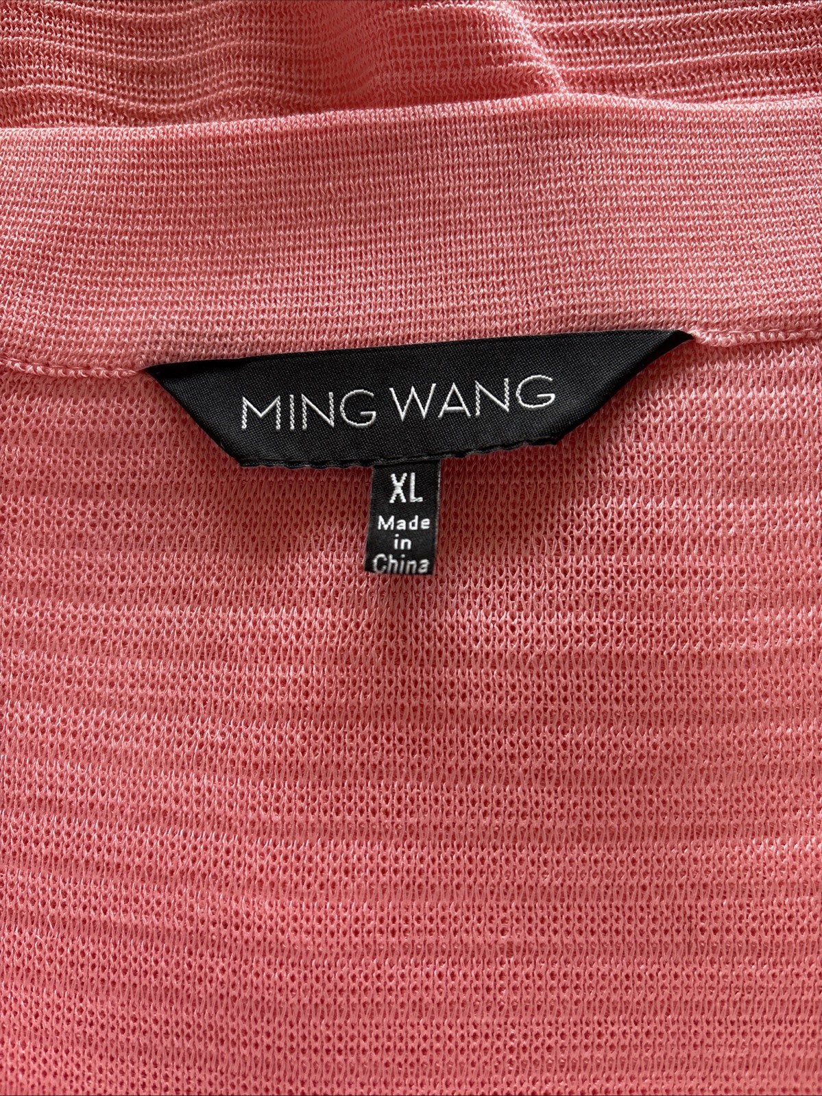 Ming Wang Jacket One Button Textured Cardigan Ora… - image 8