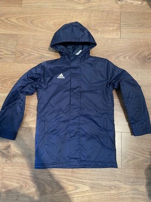 Adidas Kinder Junior Core 18 Stadium Bench Jacke 9 - 10 Jahre blau navy