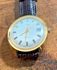 Vintage 1970s Timex electric mens gold tone wristwatch(with new battery)