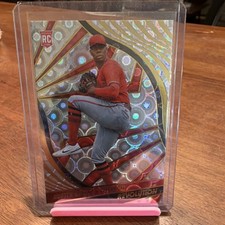 Panini 2022 Revolution Hunter Greene Rookie Groove Baseball Card #22. rookie card picture