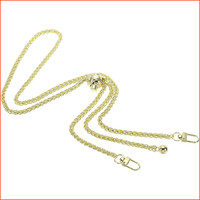 Taschenkette 120Cm Metall Kettenriemen Verstellbar FüR Handtaschen Gold