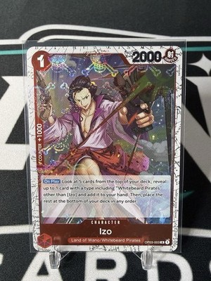 One Piece IZO English The Best PRB #OP03-003 R Holo Rev Pirate Flag New NM HTF