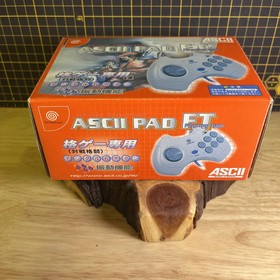 SEGA Dreamcast ASCII PAD FT Controller ASC-1301P Boxed Complete Clean DC Japan