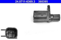 Ate Sensor, Raddrehzahl Hinterachse U.A. FüR Ford, Volvo