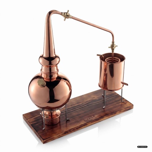 CopperGarden 2 Liter WHISKY DESTILLE | Meldefreie Tischbrennerei mit Funktion