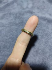 The Lord of the Rings Replica One Ring Gold Color with Inscription