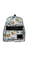 Loungefly Disney Parks Mini Backpack Lady Tramp 101 Dalmatians Pluto White