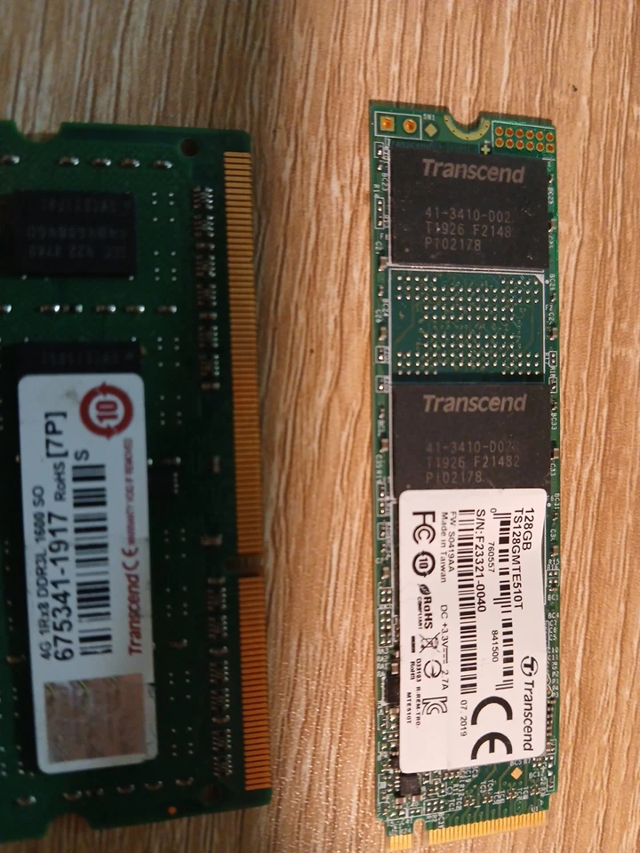 2 Transcend 4G 1Rx8 DDR3L 1600 SO RAM 1 128 GB - Image 2 of 4