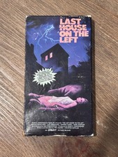 Last house On The Left Horror Wes Craven Orion VHS 1985 - See Description