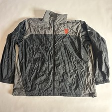 Columbia SF Jacket Mens XXL Grey Hooded Waterproof Rain Omni-Tech Zip Outdoor