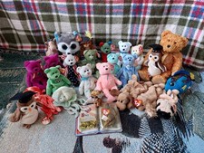 Ty Beanie Baby Beanie Boo Lot Of 26 Most With Tag Mixed Lot Plush Bear Animal