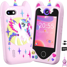 Kids Smart Phone for Girls Gifts - Toddler Christmas Birthday Gift for Age 3 4 5